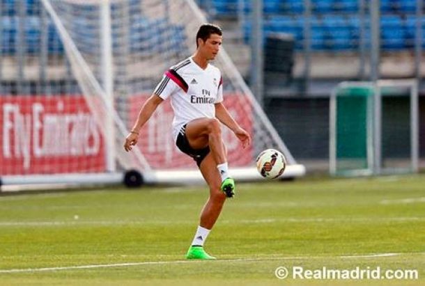 Ronaldo returns to Madrid training