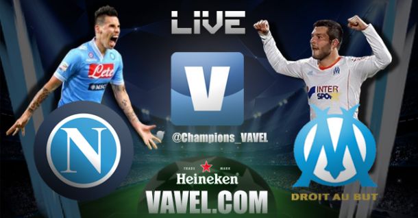 Diretta Napoli - Marsiglia in Champions League