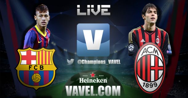 Diretta Barcellona - Milan in Champions League