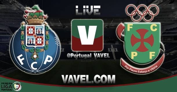 Resultado Porto - Paços de Ferreira en la Liga Portuguesa 2015 (5-0)