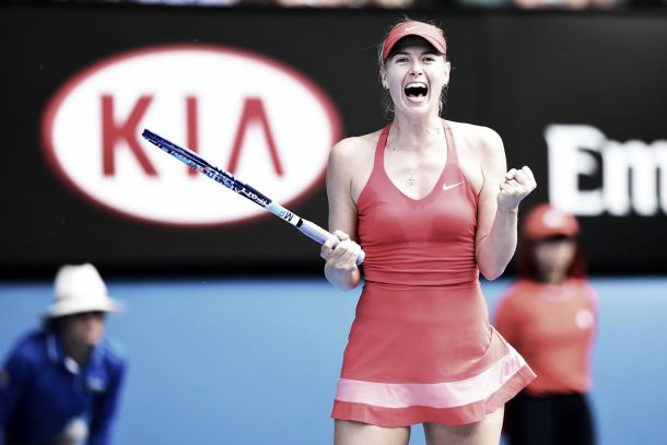 Sharapova avanza hacia su cuarta final en Australia