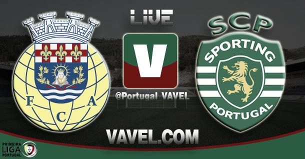 Resultado Arouca - Sporting de Portugal en la Liga Portuguesa 2015 (1-3)