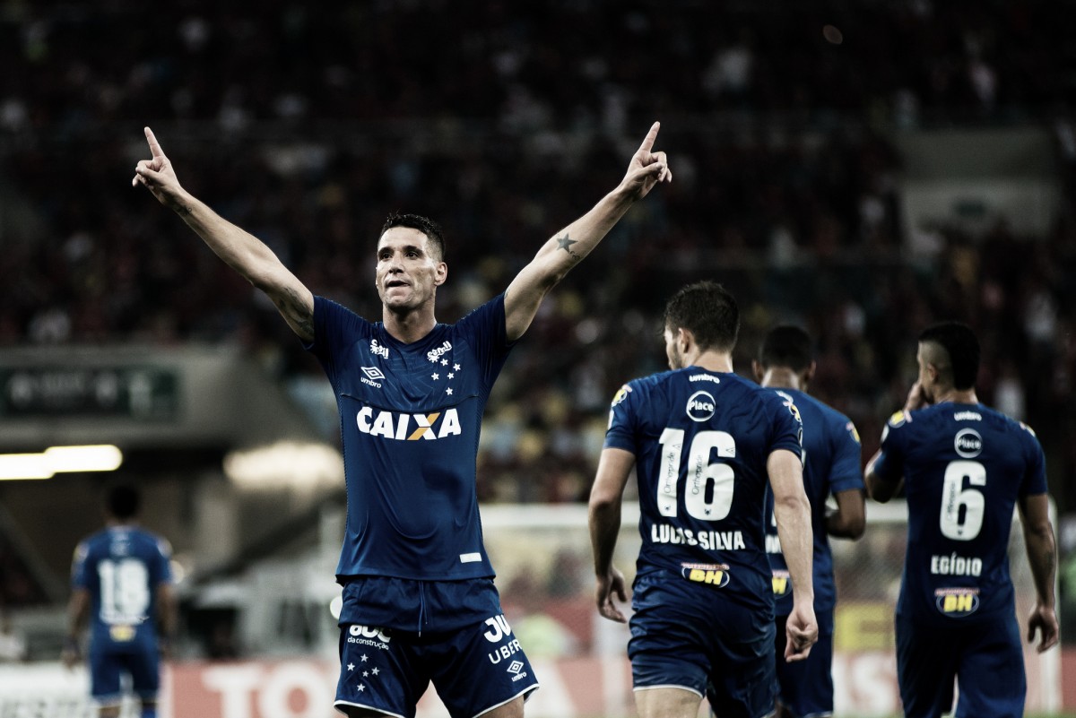 Thiago Neves volta a marcar e confia no tricampeonato do Cruzeiro pela Libertadores Thiago Neves volta a marcar e confia no tricampeonato do Cruzeiro pela Libertadores