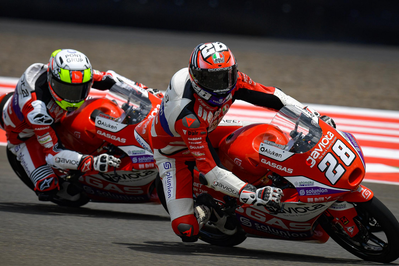 Moto3 llega a Aragón apretado con la lucha por el Mundial
