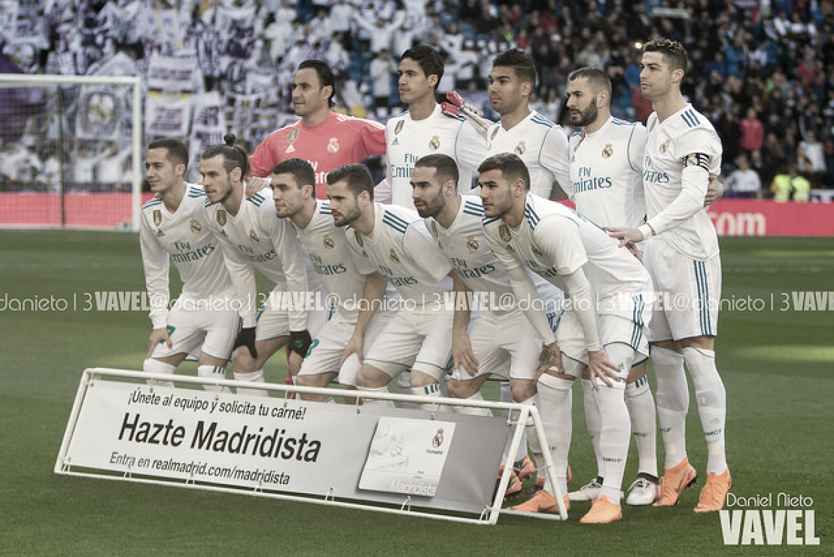 Real Madrid - Alavés: puntuaciones del Real Madrid, La Liga 2018