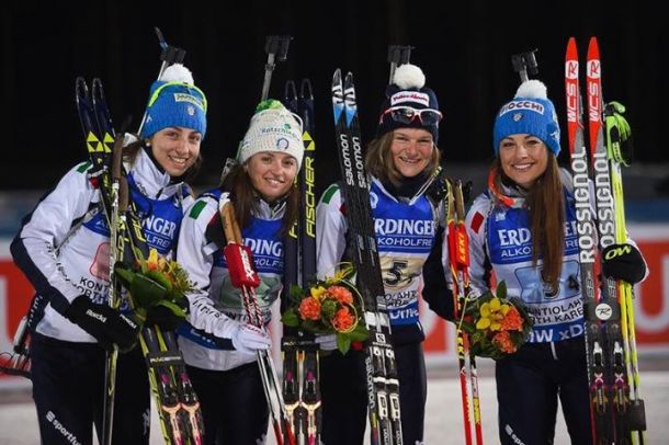Biathlon, Kontiolahti 2015: Italia di bronzo nella staffetta femminile, oro Germania