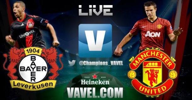 Live Bayer Leverkusen - Manchester United in Champions League