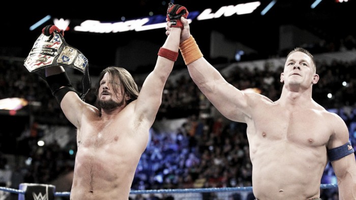AJ Styles y John Cena firman una breve paz