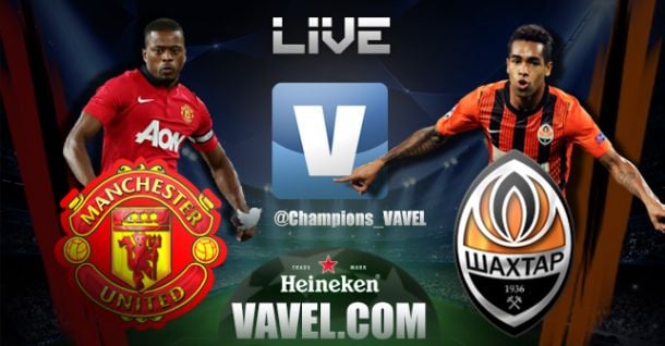 Live Manchester United - Shakhtar Donetsk in Champions League