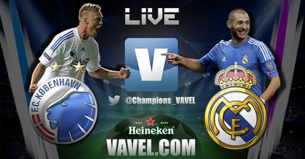 Live Copenaghen - Real Madrid in Champions League