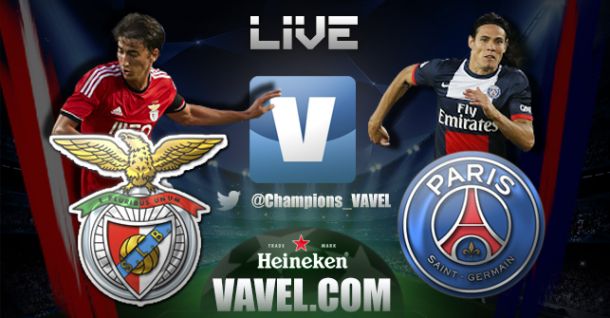 Live Benfica - PSG in Champions League