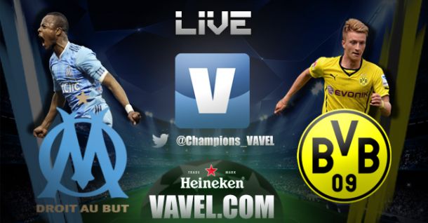 Live Marsiglia - Borussia Dortmund in Champions League