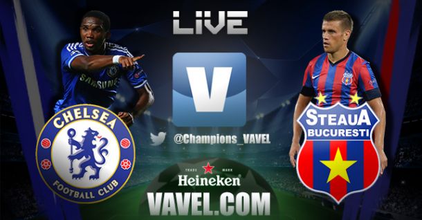 Live Chelsea - Steaua Bucarest in Champions League