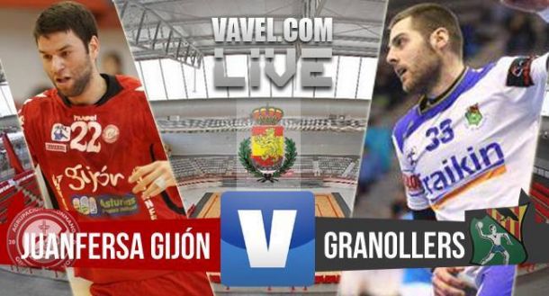 Resultado Juanfersa Gijón - Fraikin Granollers en la semifinal de la Copa del Rey 2015 (26-28)