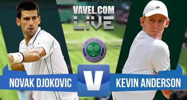 Score Novak Djokovic - Kevin Anderson In The 2015 Wimbledon Fourth Round (3-2)
