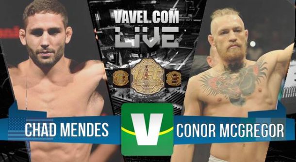 Resultados UFC 189: luta Chad Mendes - Conor McGregor 2015
