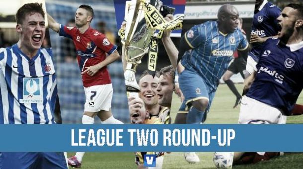 Sky Bet League Two Round Up - 5 teams keep their 100% record going