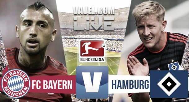 Bayern Munich - Hamburger SV Result in the Bundesliga 2015 (5-0)