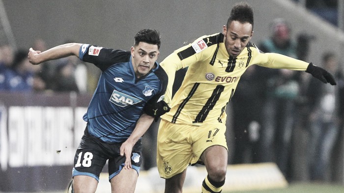 Em jogo intenso, Reus é expulso e Dortmund segura empate com Hoffenheim