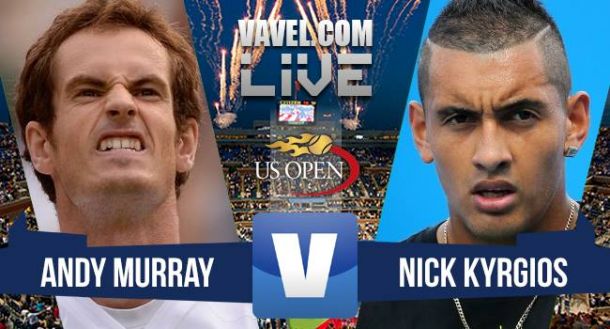 Andy Murray x Nick Kyrgios no US Open 2015