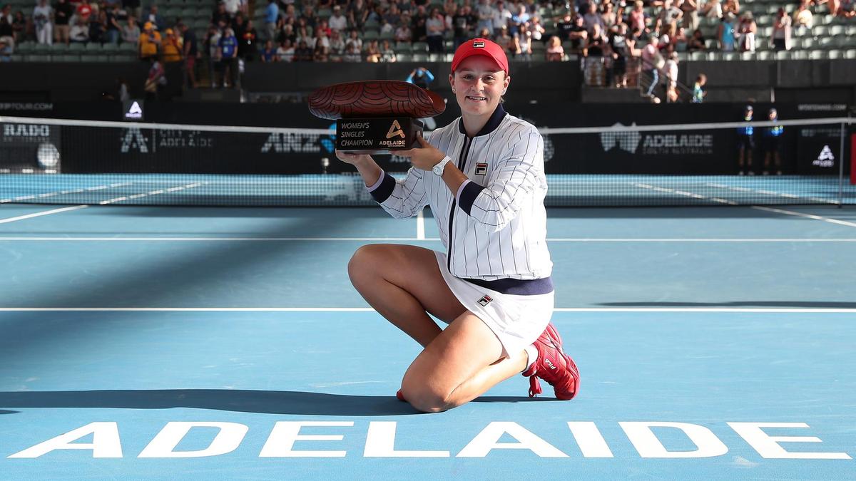 WTA Adelaide: Ashleigh Barty tops Dayana Yastremska for first title on home soil