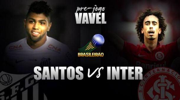 Pré-jogo: Santos e Internacional fazem confronto para se reaproximar da última vaga no G-4
