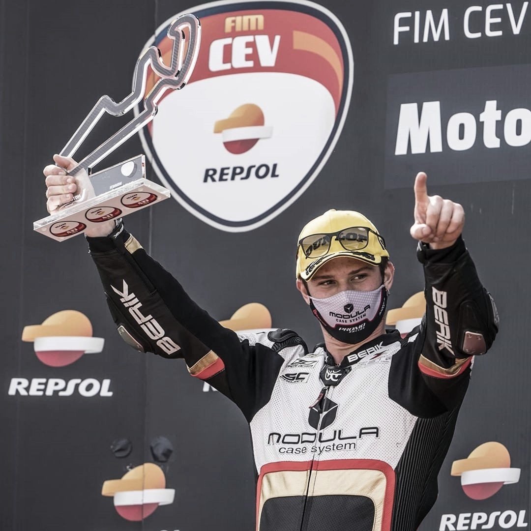 FIM CEV Moto2 Aragón: Zaccone gana a Montella