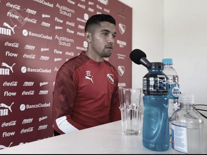 Federico Martinez fue presentado como nuevo jugador de Independiente