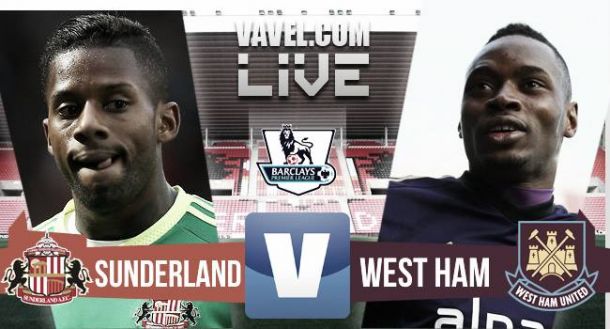 Score Sunderland - West Ham United in EPL 2015 (2-2)