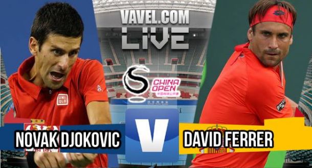 Result Novak Djokovic - David Ferrer Of The 2015 ATP China Open Semifinal (2-0)