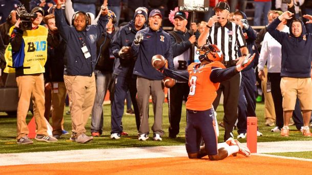 Miracle On First Street: Lunt Finds Allison For GW TD As Illinois Defeats Nebraska