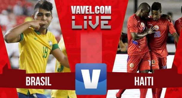 Resultado Jogo Brasil x Haiti pelo Amistoso de preparação para as Olimpíadas 2016 (5-1)