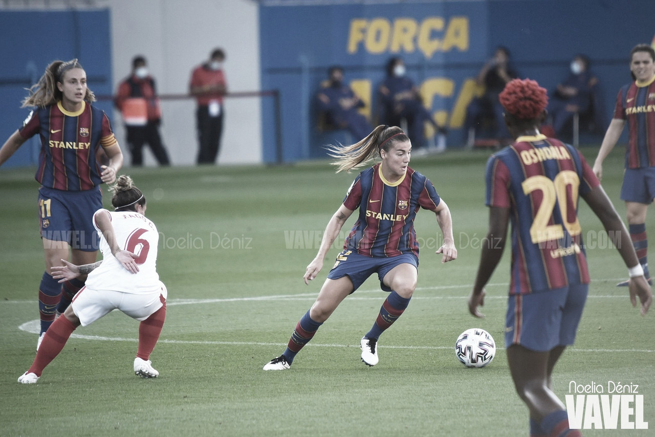 El Barça, a la final de la Copa de la Reina tras arrasar al Sevilla El Barça, a la final de la Copa de la Reina tras arrasar al Sevilla