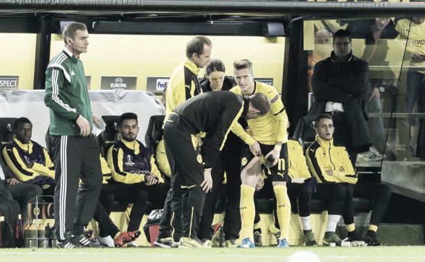 La Europa League deja a Marco Reus dos semanas lesionado