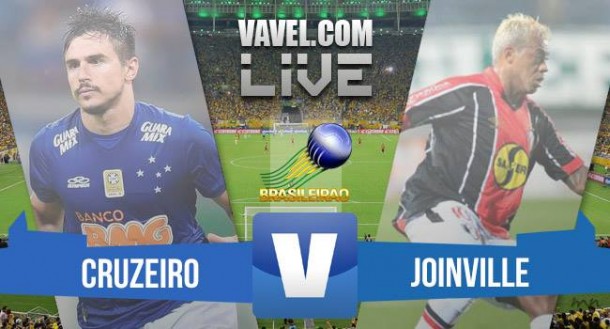 Resultado Cruzeiro x Joinville no Brasileirão Série A 2015 (3-0)
