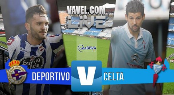 Resultado Deportivo de La Coruña 2-0 Celta de Vigo en la Liga 2015: el derbi se queda en Riazor