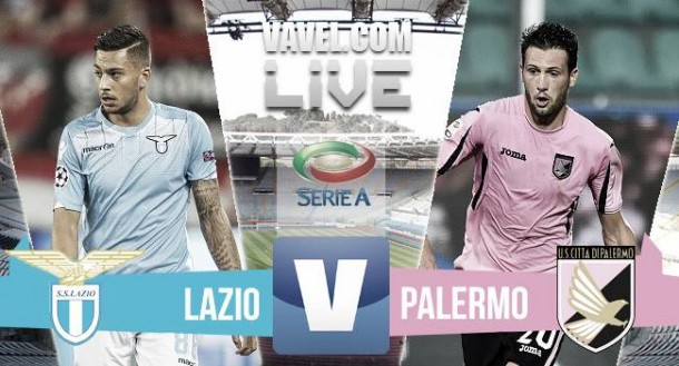 Partita Lazio - Palermo in Serie A 2015/2016 (1-1)