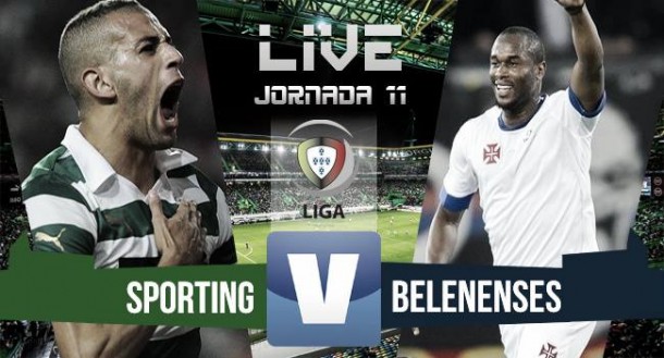 Rsultado Sporting de Portugal - Belenenses en la Liga Portuguesa 2015 (1-0): William derriba el muro en el descuento