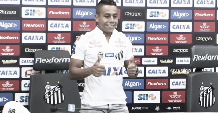 Vladimir Hernández ya viste la camiseta del Santos
