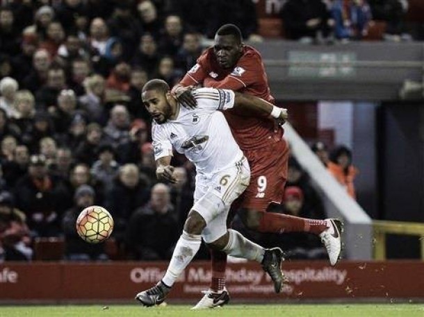Swansea captain Ashley Williams takes positives from Liverpool defeat