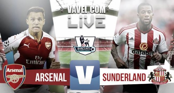 Live Arsenal vs Sunderland Score Stream Commentary in Premier League ...