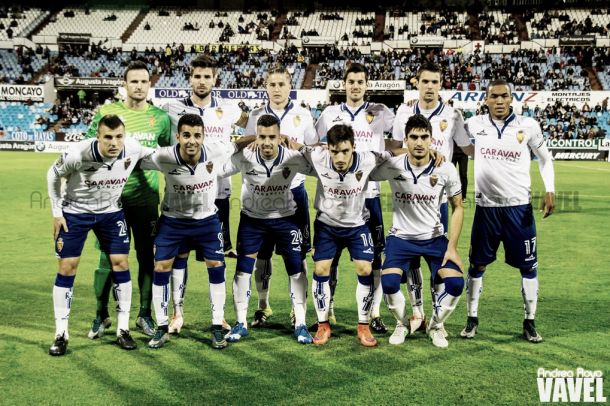 Real Zaragoza - Llagostera: puntuaciones del Real Zaragoza, tercera eliminatoria de Copa