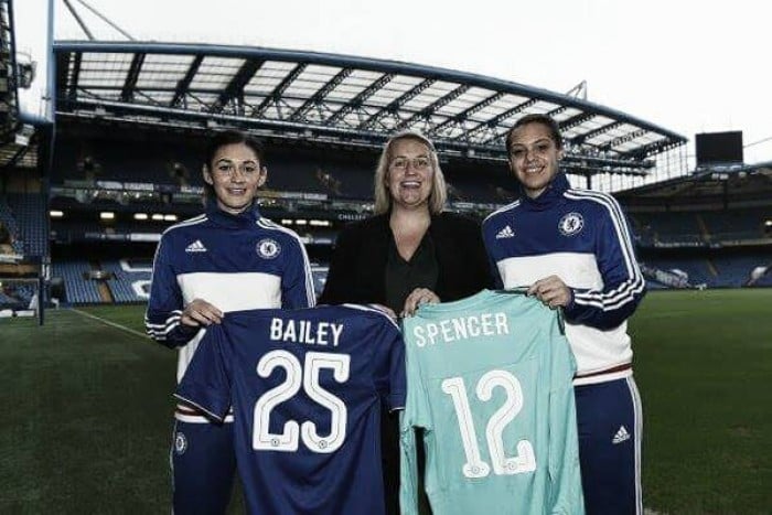 Chelsea Ladies complete double signing of Jade Bailey and Becky Spencer