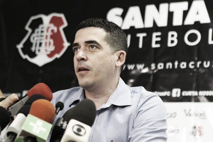 Vice-presidente, Constantino Júnior cobra empenho do Santa Cruz: "Vontade será fundamental"