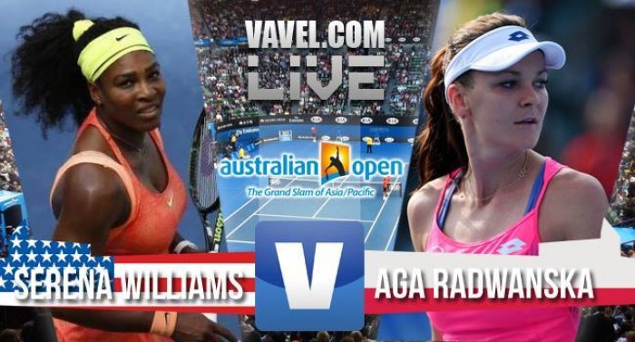 ​Result Serena Williams - Agnieszka Radwanska of the 2016 Australian Open Semifinals (2-0)
