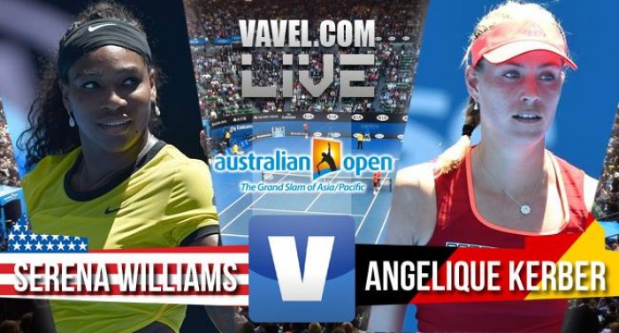 Score Serena Williams - Angelique Kerber Of The 2016 Australian Open Final (1-2)