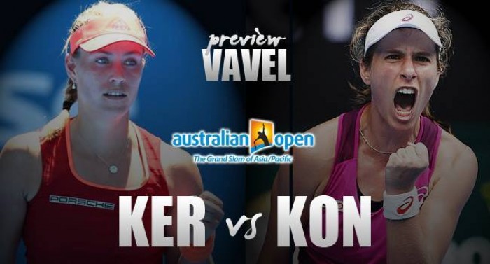 Australian Open Semifinal Preview: Angelique Kerber - Johanna Konta