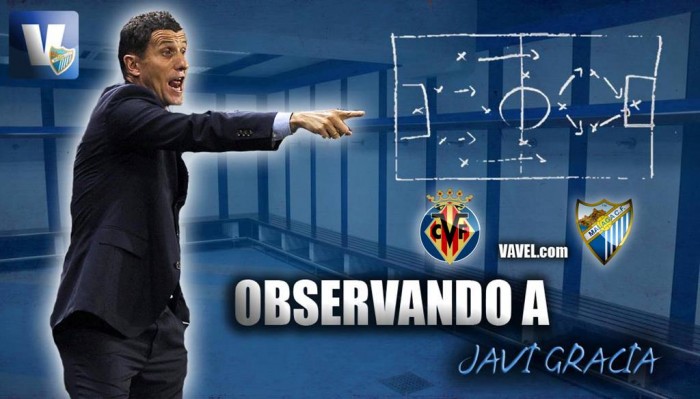 Observando a Javi Gracia contra el Villarreal
