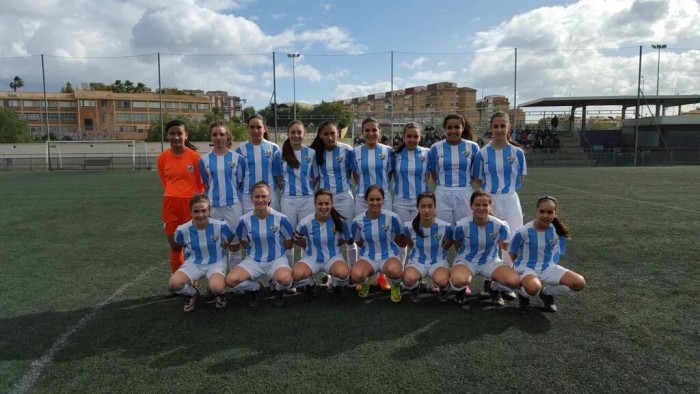 Las chicas del Atlético Málaga Femenino hacia lo más alto