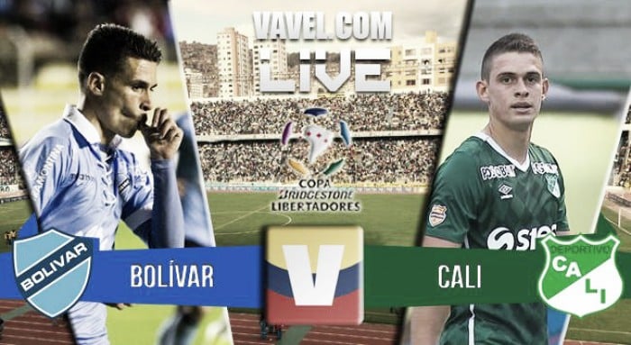 Resultado Bolívar 5-0 Deportivo Cali en Copa Libertadores 2016